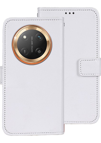 Honor Magic7 Lite 5g Standlı Kılıf Crazy Horse Doku Deri Telefon Kapağı (Yurt Dışından)