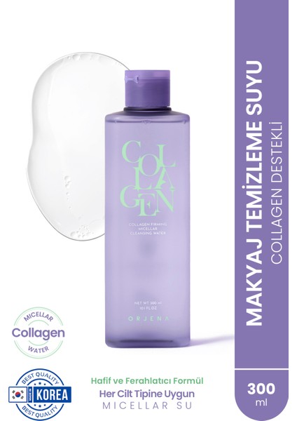 Collagen Firming Micellar Cleansing Water- Kolajen Destekli Makyaj Temizleme Suyu 300ml