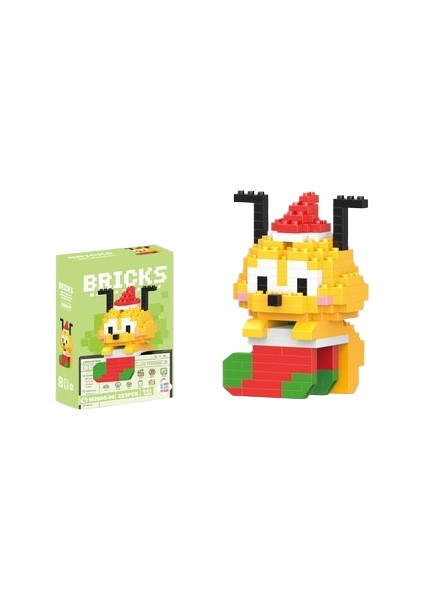 Yapı Taşları Mikro Parçacık Karikatür Bebek Puzzle Monte Oyuncaklar (Yurt Dışından)