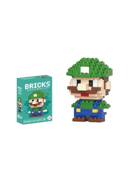 Yapı Taşları Mikro Parçacık Karikatür Bebek Puzzle Monte Oyuncaklar (Yurt Dışından)