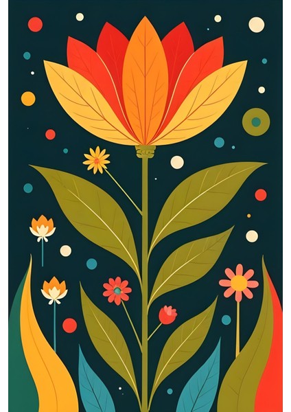 Matisse - Boho - Art Deco - Soyut - Doğa ( 3'lü Çerçevesiz ) Poster - Afiş - Tablo KR2C00934/ modelleri
