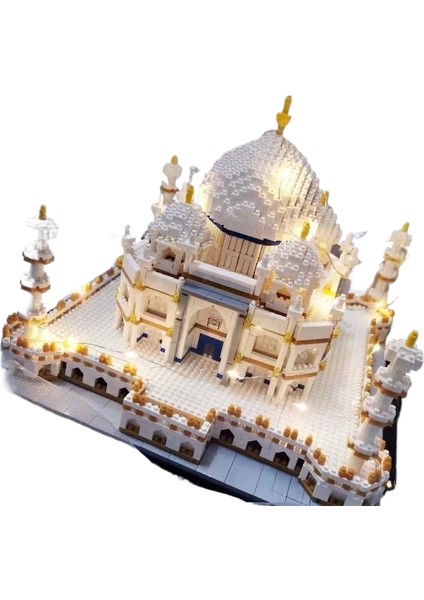Yapı Taşları Disney Castle World Ünlü Okullar ve Benzeri Büyük Tip Bina Bulmaca Blok Oyuncakları (Yurt Dışından)