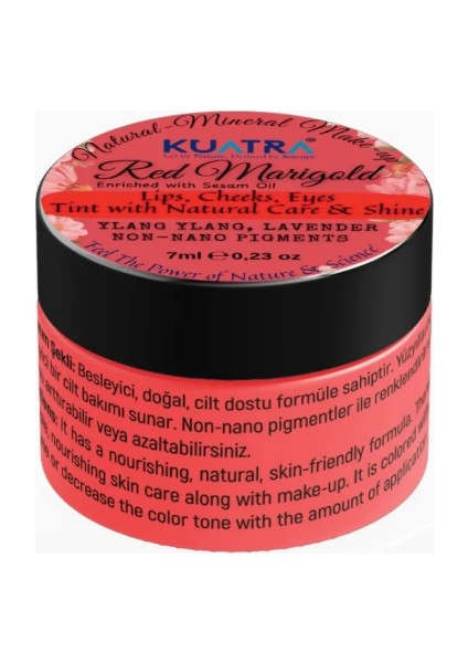 Red Marigold Nemlendirici - Antioksidan Işıltı Veren Balm (Doğal Içerikli Ruj- Allık) fiyatları