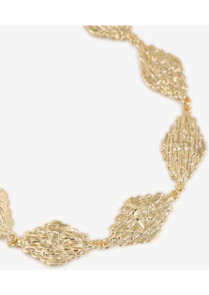 Dokulu Gold Kolye