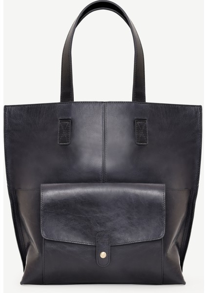 Cep Detaylı Vegetal Omuz Çantası