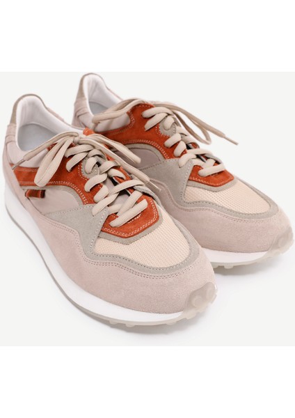Kumaş Detaylı Deri Sneaker fırsatları