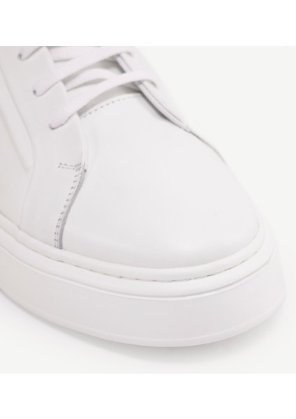 Silikon Kabartmanlı Deri Bağlı Sneakers fiyatları
