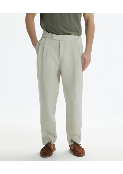 Tapered Fit Pile Detaylı Fileto Cepli Pantolon fiyatları