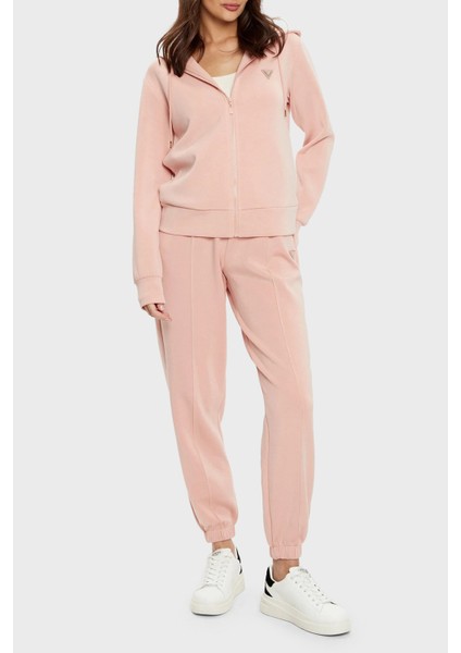 Olympe Regular Fit Kapüşonlu Fermuarlı Sweat V4YQ06KCAY2 Bayan Sweat V4YQ06 Kcay2 G6M1