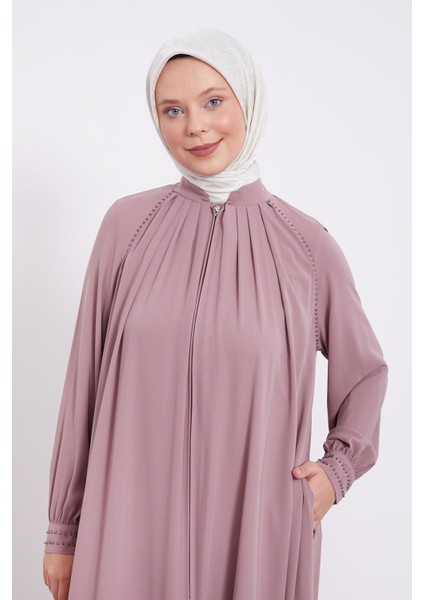 K.pudra Omuz Taş Detay Ferace indirimleri