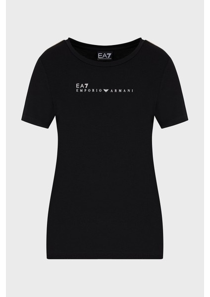 Streç Logo Yazılı Slim Fit Bisiklet Yaka T Shirt Bayan T Shirt 7W000274 AF12945 UC001 indirimleri