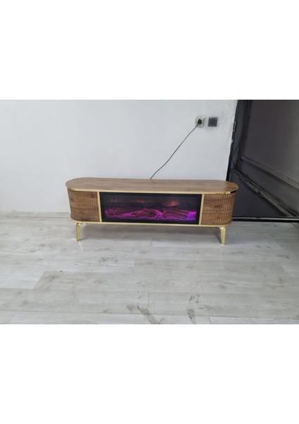 Şömineli Tv Sehpası