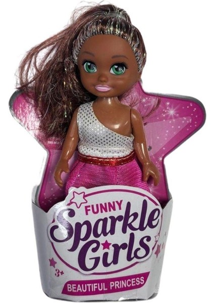 Ctoy Işıltılı Mini Bebek 74021 Kahverengi