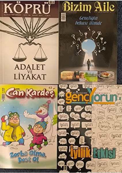 Yeni Asya 4'lü Dergi (Lütfen Açıklamayı Okuyunuz)