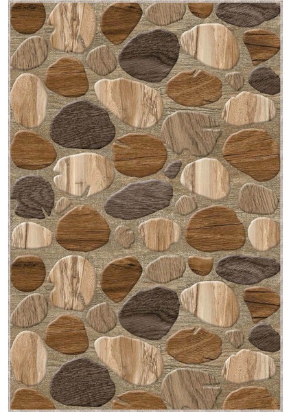 Kahverengi 3D Üç Boyutlu Kesme Rulo Özel Ölçü Yolluk AR1211 modelleri