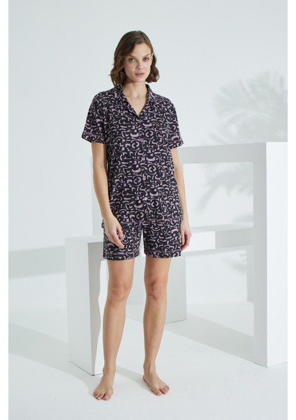 Bambu Kısa Kollu Yazlık Kadın Şort Takım 70003 fiyatları