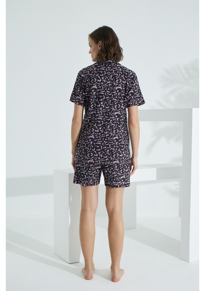 Bambu Kısa Kollu Yazlık Kadın Şort Takım 70003 fırsatları