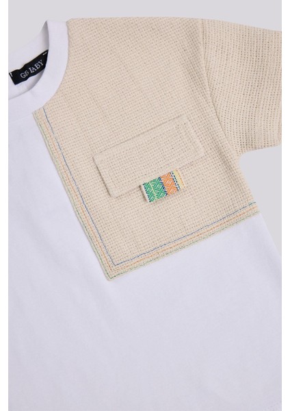 Bg Store Erkek Bebek Ekru Tshirt modelleri