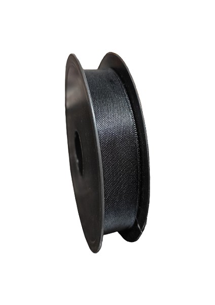 Saten Kurdela Siyah 2,5 cm x 30 mt
