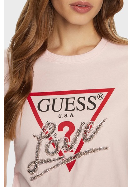 Ss Cn Triangle % 100 Pamuk Regular Fit Logolu T Shirt W5RI10I3Z14 Bayan T Shirt W5RI10 I3Z14 A60W fırsatları