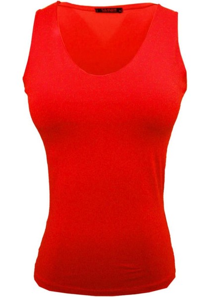 Kadın Sıfırkol Astarlı T-Shirt