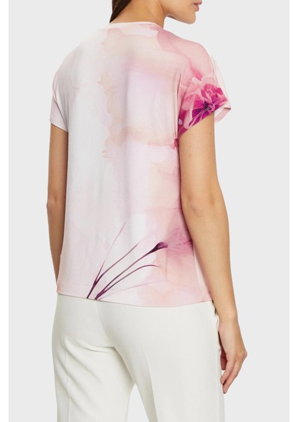 Ss Cn Logo Regular Fit Bisiklet Yaka T Shirt W5RI09K68D2 Bayan T Shirt W5RI09 K68D2 F0D9 fiyatları