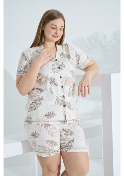 Bambu Kısa Kollu Yazlık Kadın Şort Takım 70004 indirimleri