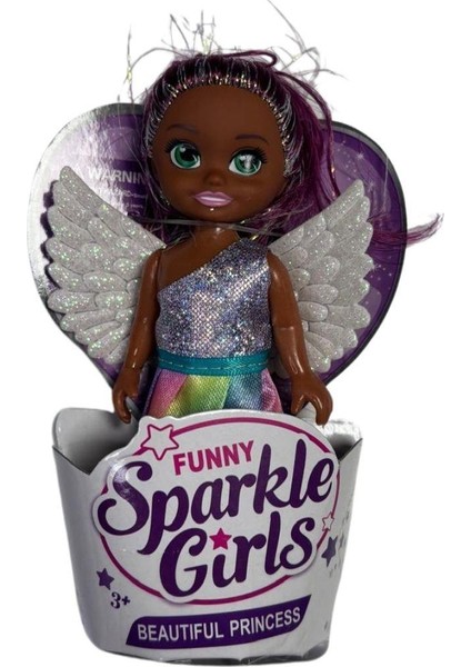 Ctoy Işıltılı Mini Peri Bebek 74038 Koyu Pembe