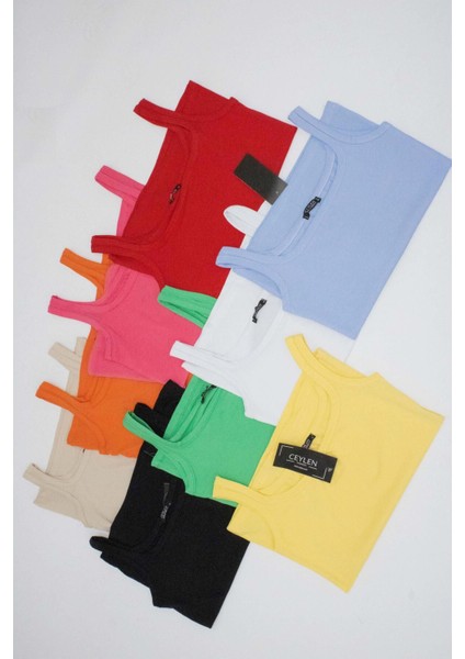 Kalın Askılı Kare Yaka Body