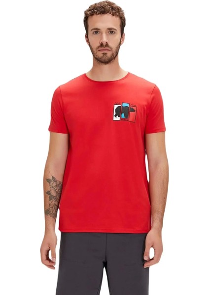 Badbear Grizzle Erkek Tshirt - Kirmizi