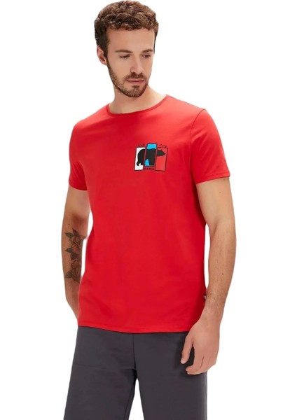Badbear Grizzle Erkek Tshirt - Kirmizi
