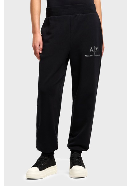 % 100 Pamuk Regular Fit Ribanalı Paça Pantolon Bayan Pantolon XW000162 AF11851 UC001