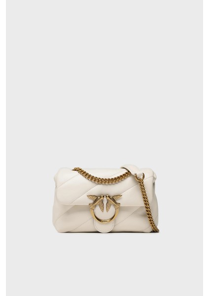 Kapitoneli Hakiki Deri Zincir Askılı Çanta Bayan Çanta 100039 A0F2 Z14Q