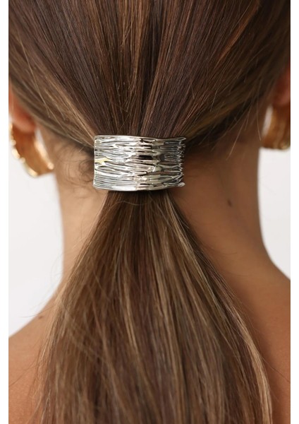 Çizgi Dokulu Lastikli At Kuyruğu Tokası modelleri