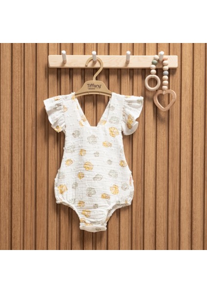 Müslin Sea Shell Theme Fırfırlı Body 62028