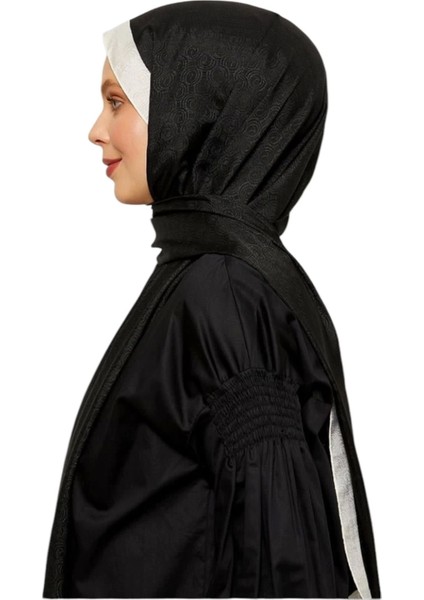 Monogram Şal Siyah Beyaz modelleri