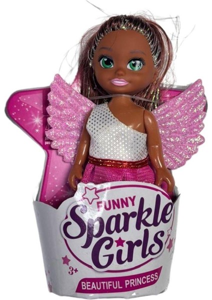 Ctoy Işıltılı Mini Peri Bebek 74038 Kahverengi