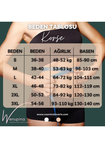 COSMİC ALIŞVERİŞ Yüksek Belli Kısa Paçalı Push Up - Göbek ve Kalça Şekillendirici Ten