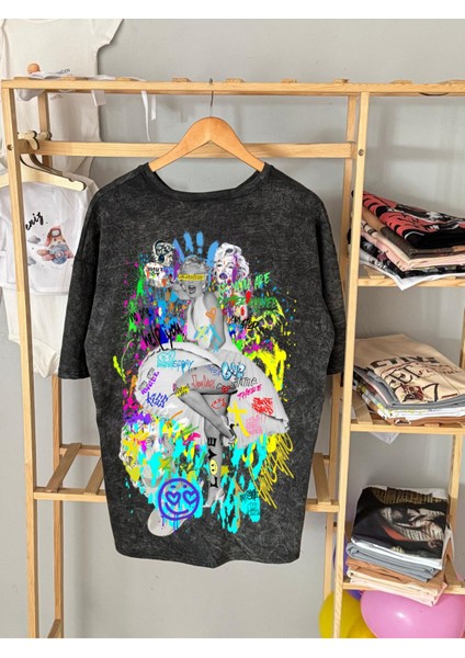 Marilyn Monroe Baskılı T-Shirt
