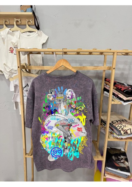 Marilyn Monroe Baskılı T-Shirt