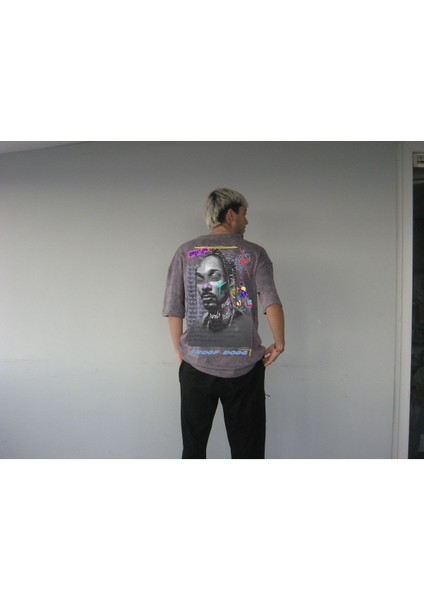 Snoop Doog Baskılı T-Shirt