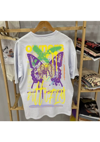 Butterfly Baskılı T-Shirt