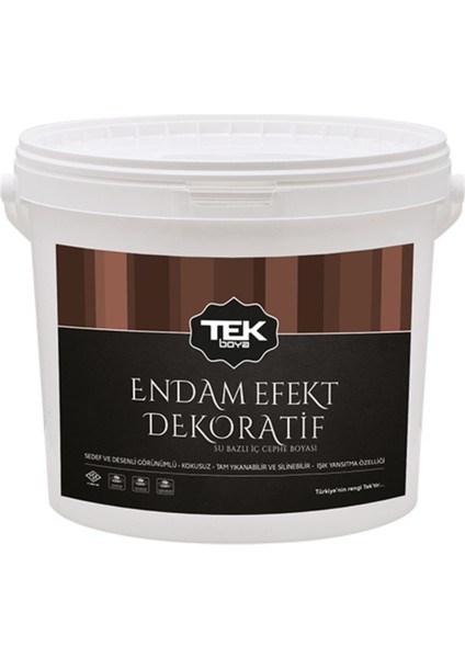Endam Dekoratif Sedef Efektli Boya 2,5 lt Altın