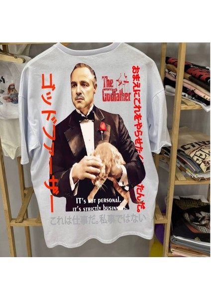 God Father Baskılı T-Shirt