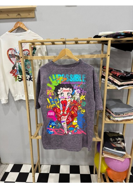 Betty Baskılı T-Shirt
