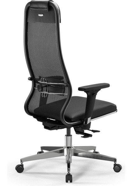 Synchrosit 10 Ergonomik Deri ve Fileli Ofis - Yönetici Koltuğu / Çalışma Sandalyesi - 1D1.D.1.333 Siyah