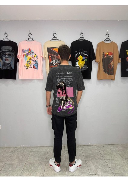 Elvis Presley Baskılı T-Shirt