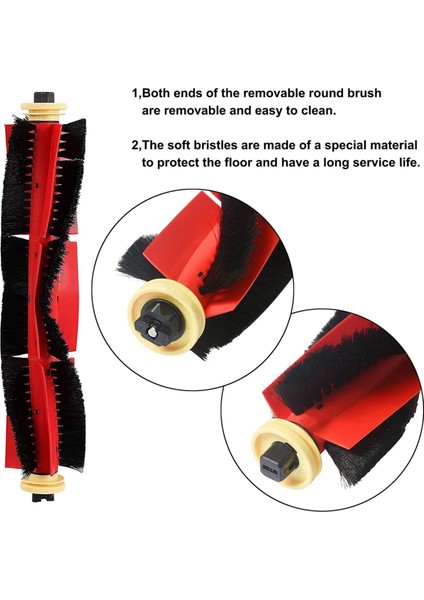 S5 Max S6 Pure Maxv S50 S51 S55 S60 S65 Elektrikli Süpürge Ana Yan Fırça Filtresi (Yurt Dışından) fiyatları