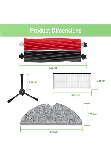 S8 S8+ Pro Ultra Robot Süpürge Ana Yan Fırça Filtreleri Paspas Bezi Pedleri Aksesuarları (Yurt Dışından) indirimleri