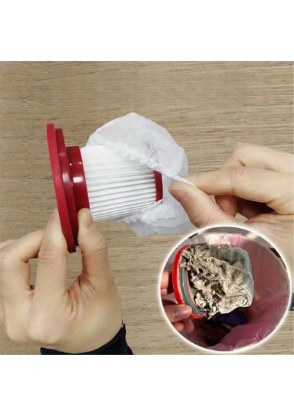 Tek Kullanımlık Elektrikli Süpürge Filtre Koruyucusu Yıkanabilir El Temizleyiciler Için Dokumasız (Yurt Dışından)